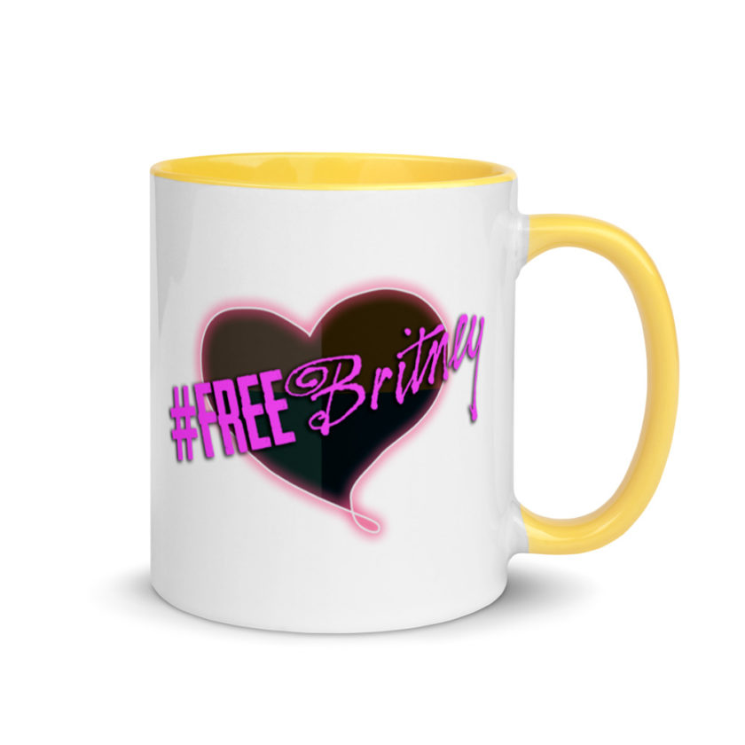 #FreeBritney Mug with Color Inside - Image 16