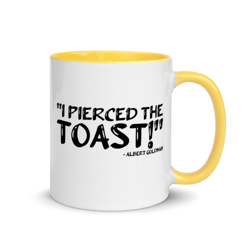 I Pierced The Toast  Mug with Color Inside - Image 16