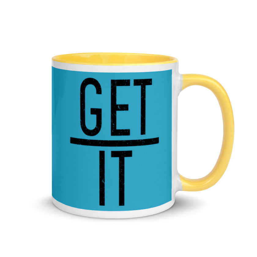 Get over it Mug with Color Inside - Image 16