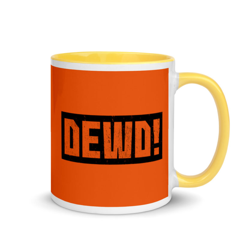 Dewd! Mug with Color Inside - Image 16