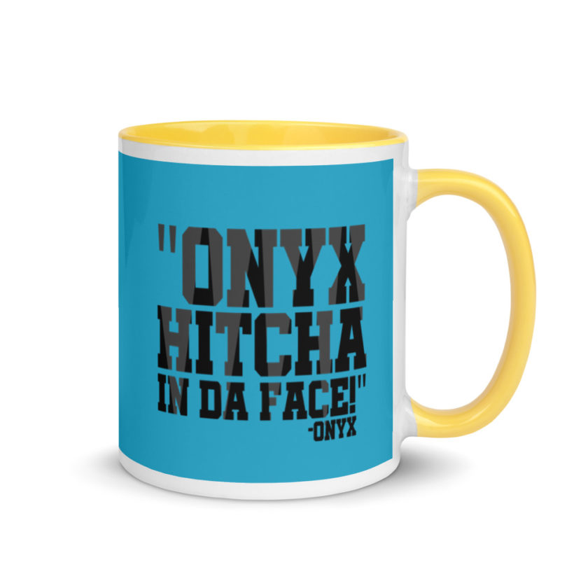 Onyx hitcha in da face Mug with Color Inside - Image 16