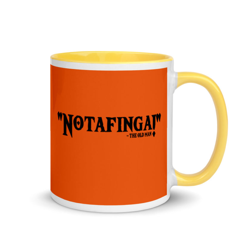 Notafinga! The Old Man A Christmas Story  Mug with Color Inside - Image 16