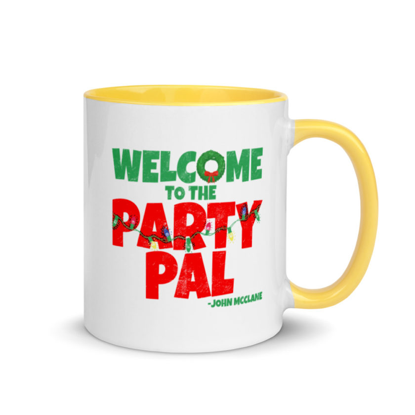 Welcome to the party pal. John Mcclane, Die Hard Mug with Color Inside - Image 16