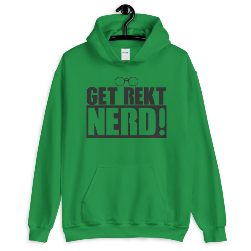 Get Wrecked Nerd! Unisex Hoodie - Image 2