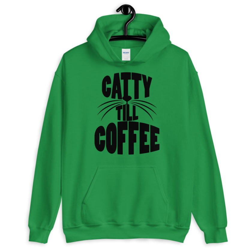 Catty till coffee Unisex Hoodie - Image 4
