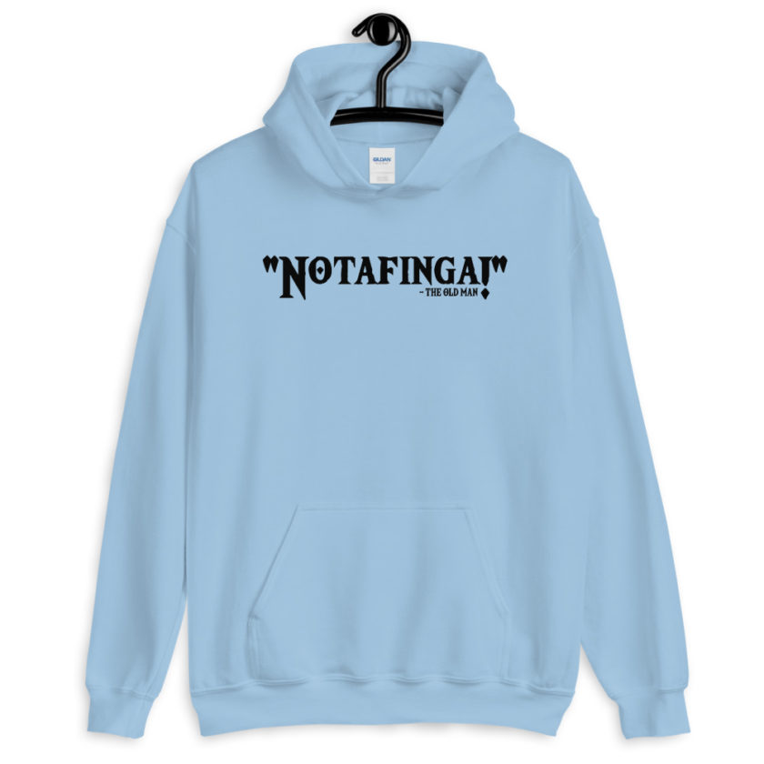 Notafinga! The Old Man, A Christmas Story  Unisex Hoodie - Image 5