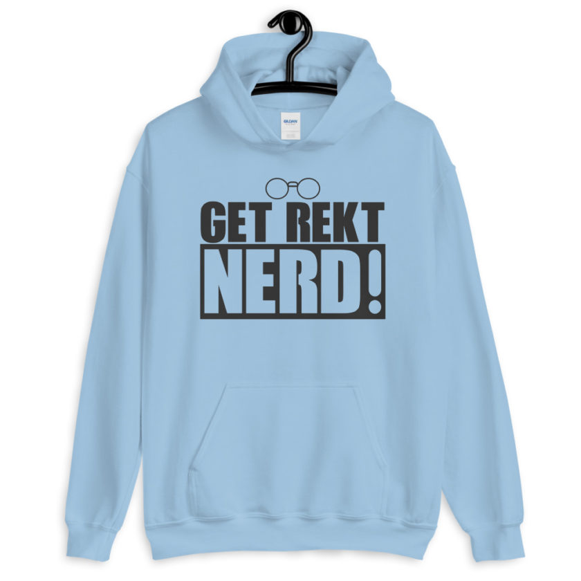 Get Wrecked Nerd! Unisex Hoodie - Image 4