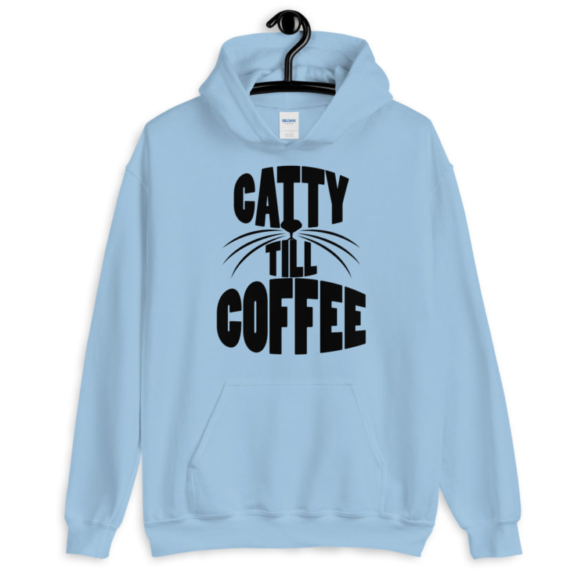 Catty till coffee Unisex Hoodie - Image 6