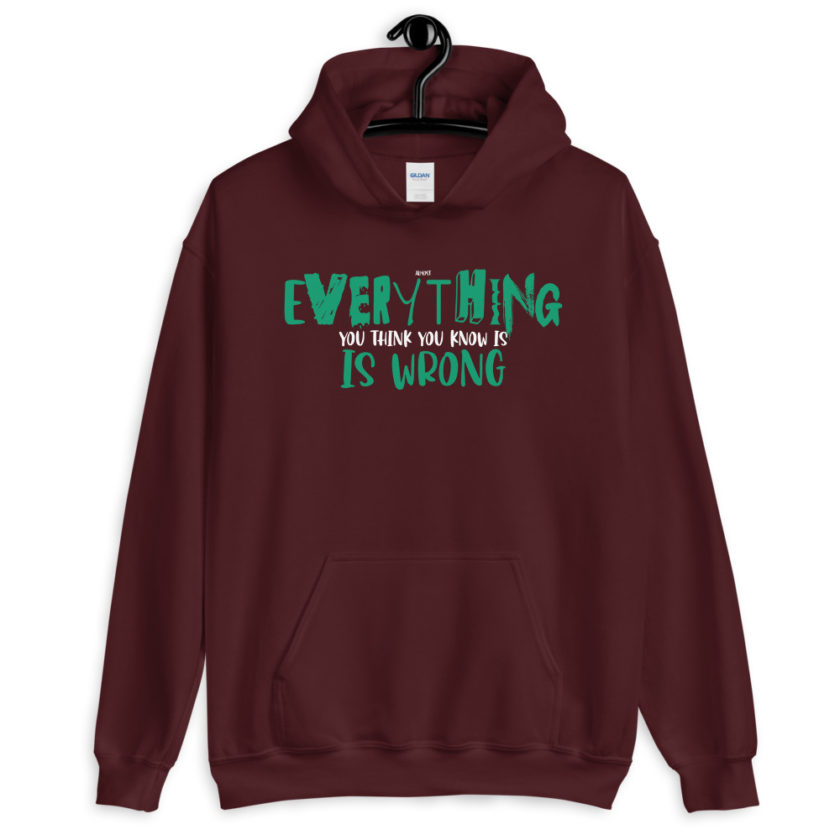 Almost everything you think you know is is wrong Unisex Hoodie