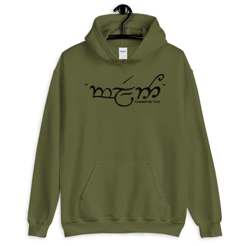 friend Gandalf the Grey , Lord of the Rings Unisex Hoodie - Image 3