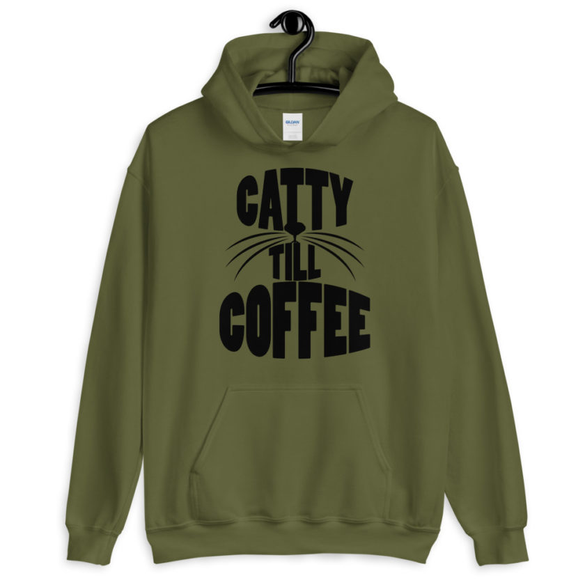 Catty till coffee Unisex Hoodie