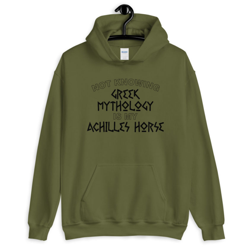 Not knowing Greek mythology is my Achilles horse.  Unisex Hoodie - Image 4