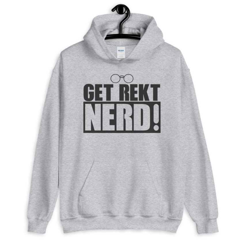 Get Wrecked Nerd! Unisex Hoodie - Image 3