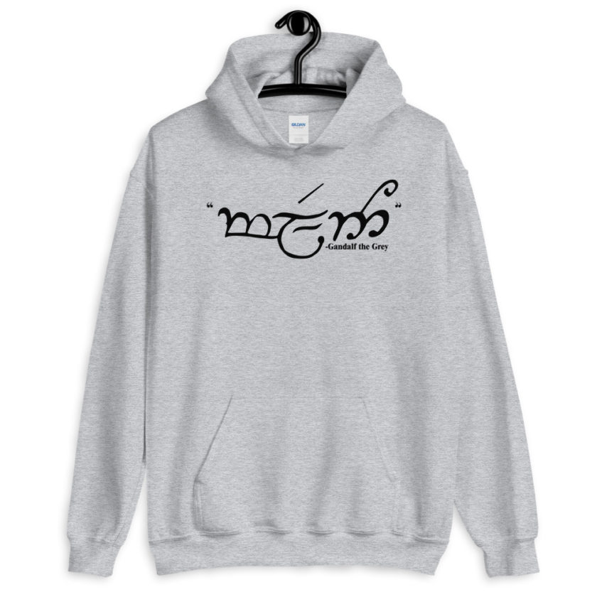 friend Gandalf the Grey , Lord of the Rings Unisex Hoodie - Image 5