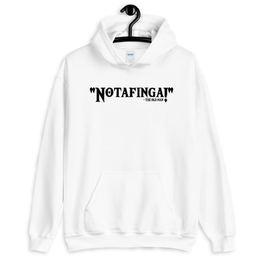 Notafinga! The Old Man, A Christmas Story  Unisex Hoodie - Image 6