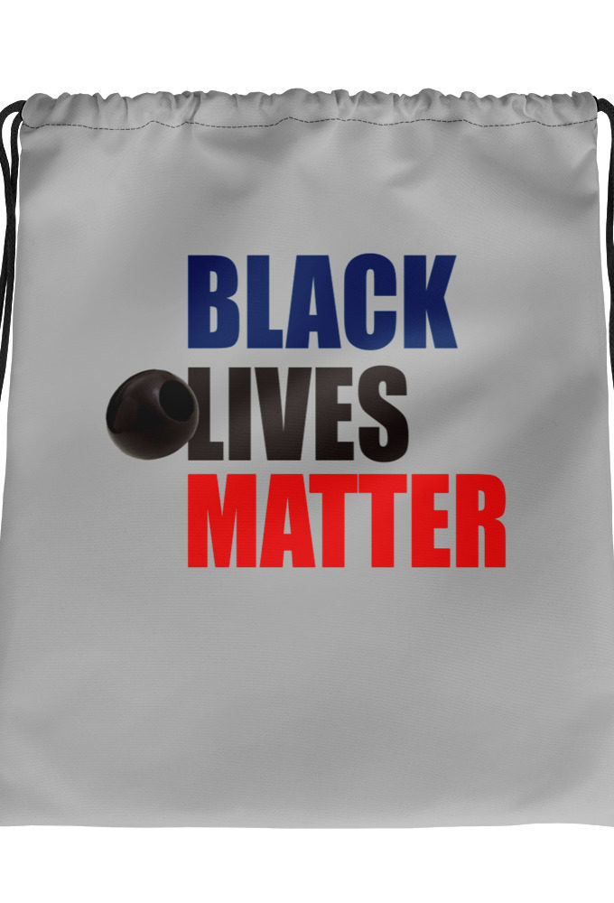 Black Olives Matter.  Drawstring bag