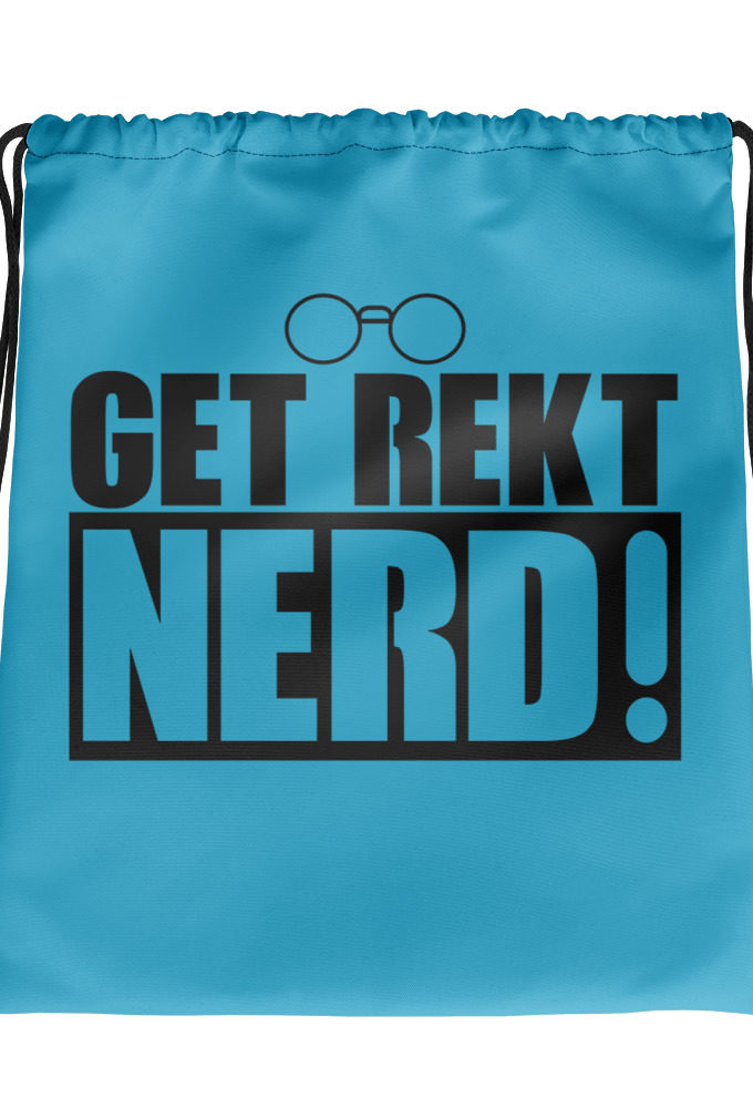 Get Wrecked Nerd! Drawstring bag