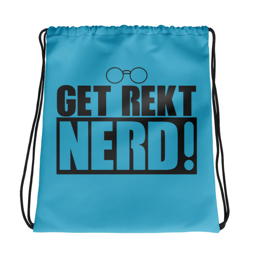 Get Wrecked Nerd! Drawstring bag
