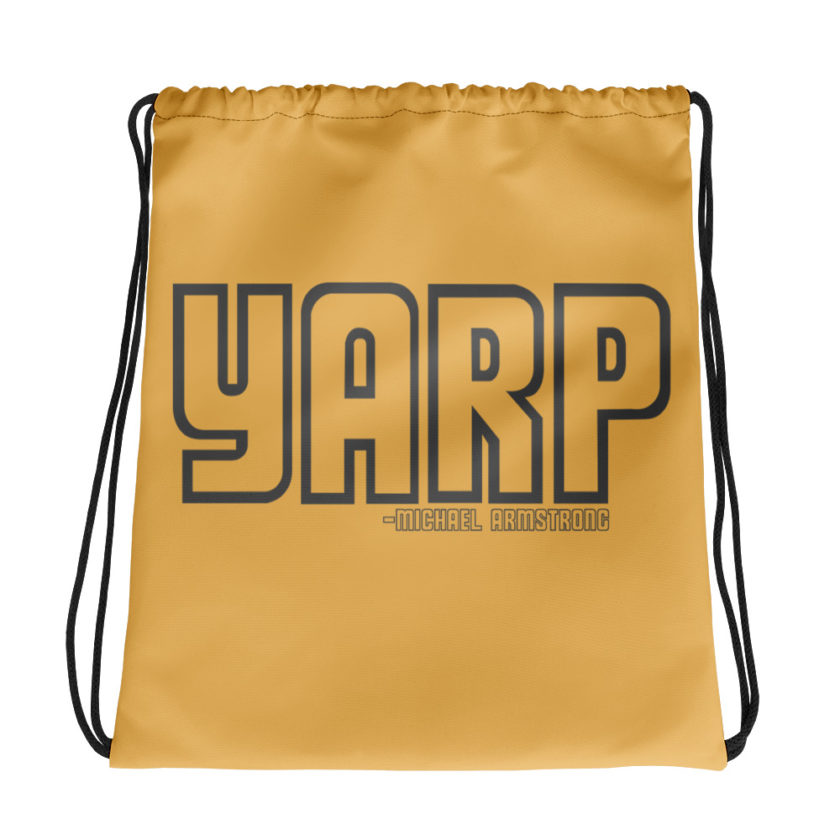 Yarp	 Michael Armstrong Hot Fuzz Drawstring bag