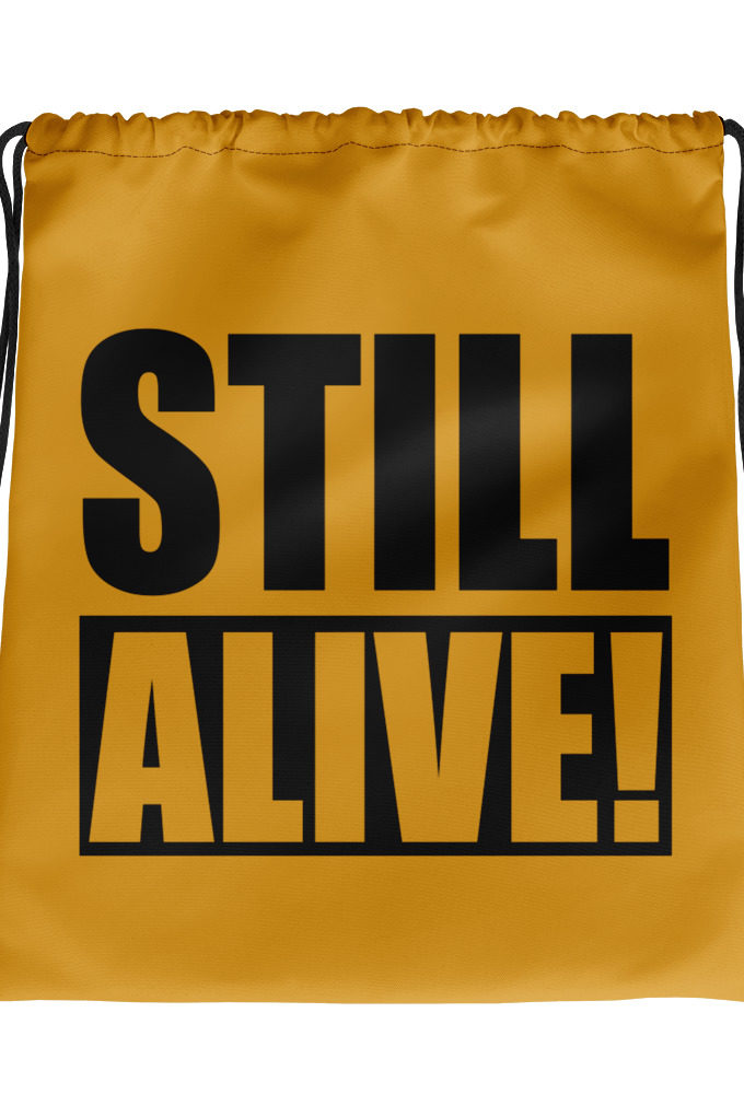 Still Alive! Grandma The Croods Drawstring bag