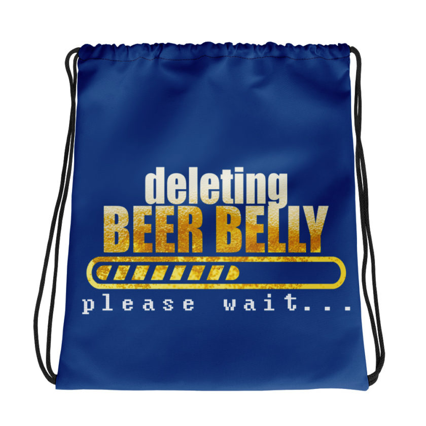 Deleting beer belly, please wait... Drawstring bag