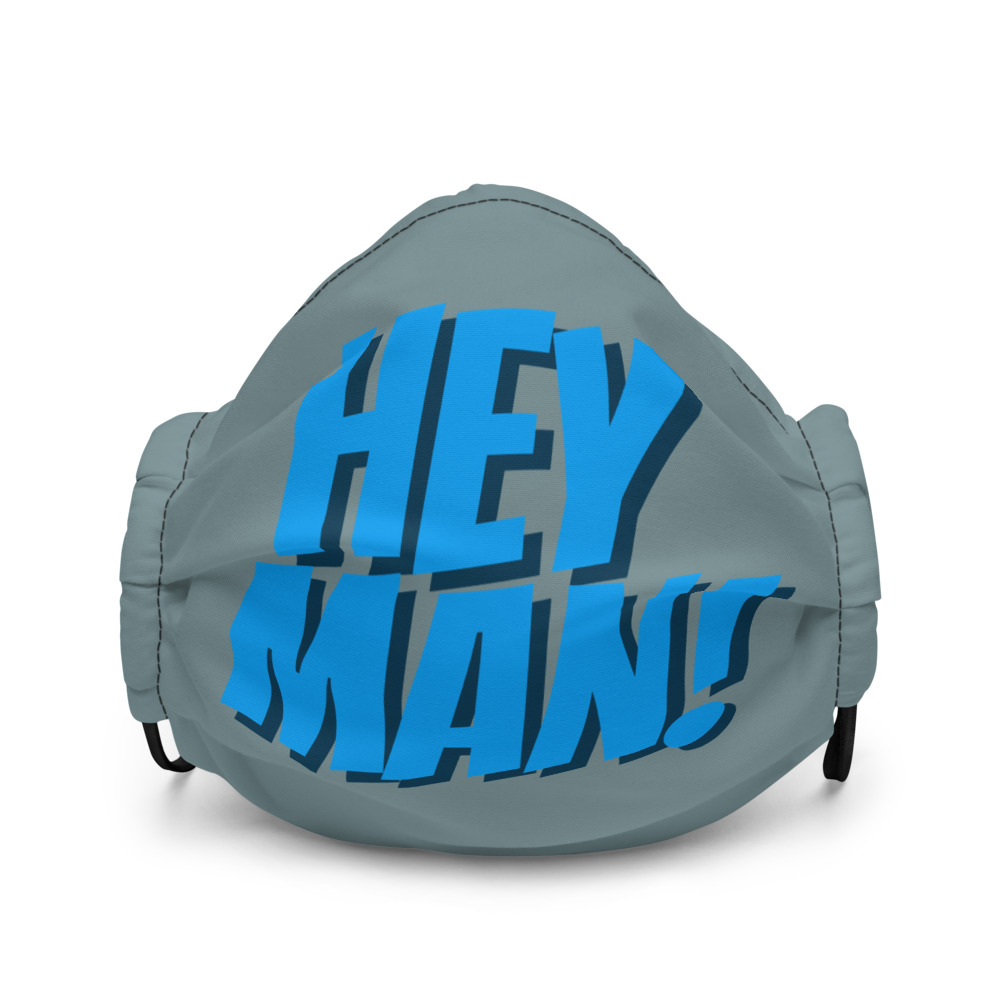 Hey Man! Joe Biden Premium face mask