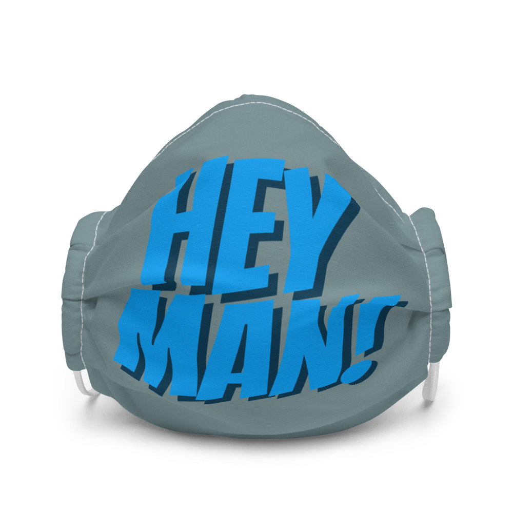 Hey Man! Joe Biden Premium face mask - Image 4