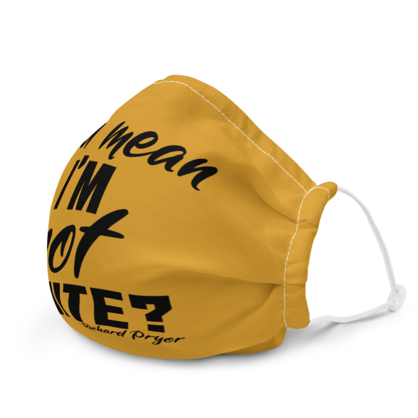You mean I'm NOT white? Premium face mask - Image 6