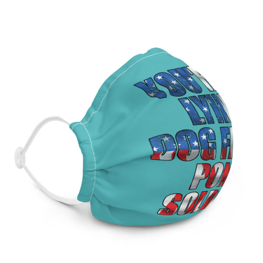 You're a lying, dog faced pony soldier. Joe Biden Premium face mask - Image 5
