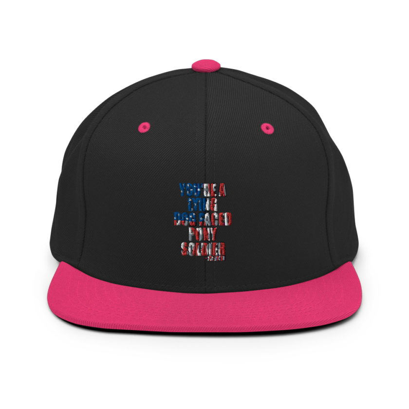 You're a lying, dog faced pony soldier. Joe Biden Snapback Hat - Image 5