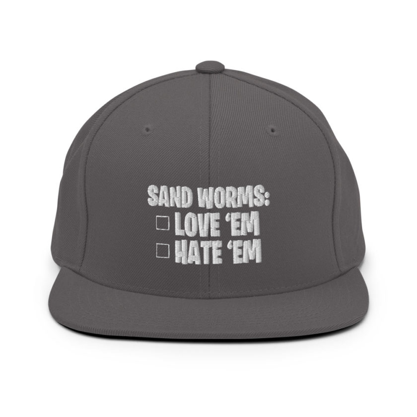 Sand Worms: Love Em Hate em Snapback Hat - Image 14