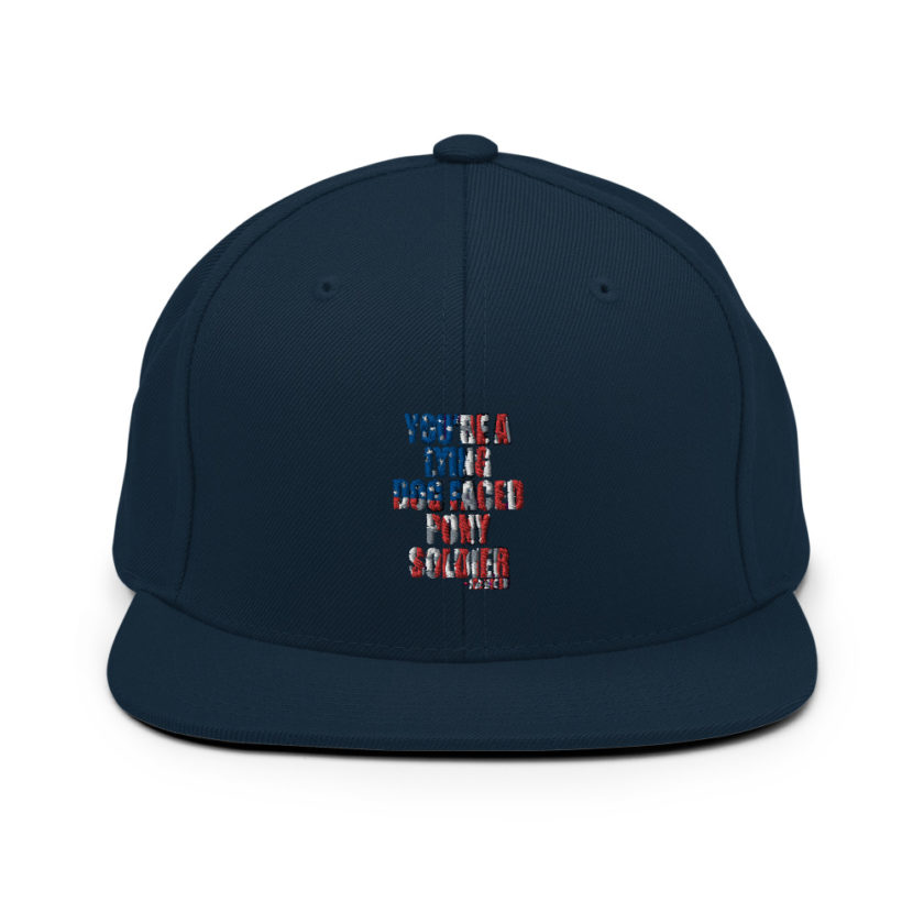 You're a lying, dog faced pony soldier. Joe Biden Snapback Hat - Image 2