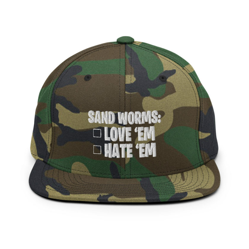 Sand Worms: Love Em Hate em Snapback Hat - Image 13