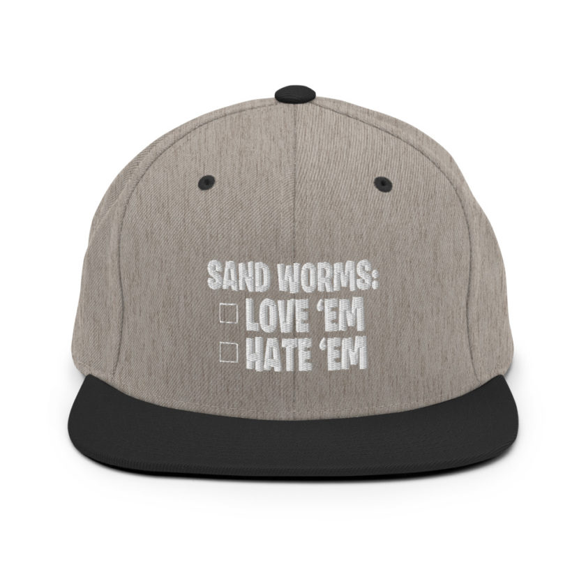 Sand Worms: Love Em Hate em Snapback Hat - Image 16