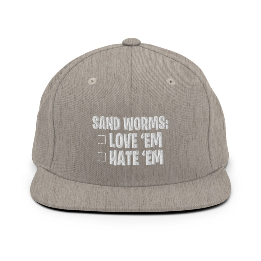 Sand Worms: Love Em Hate em Snapback Hat - Image 19