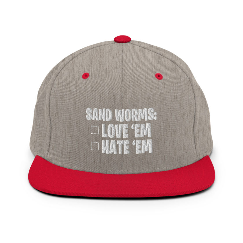 Sand Worms: Love Em Hate em Snapback Hat - Image 18