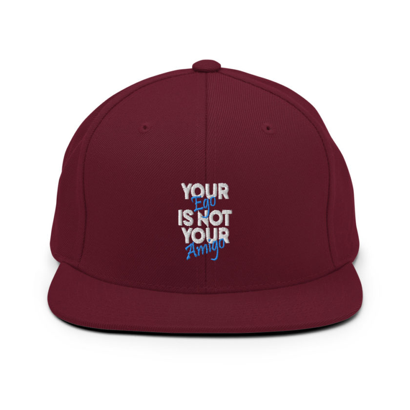 Your ego is not your amigo Snapback Hat - Image 8