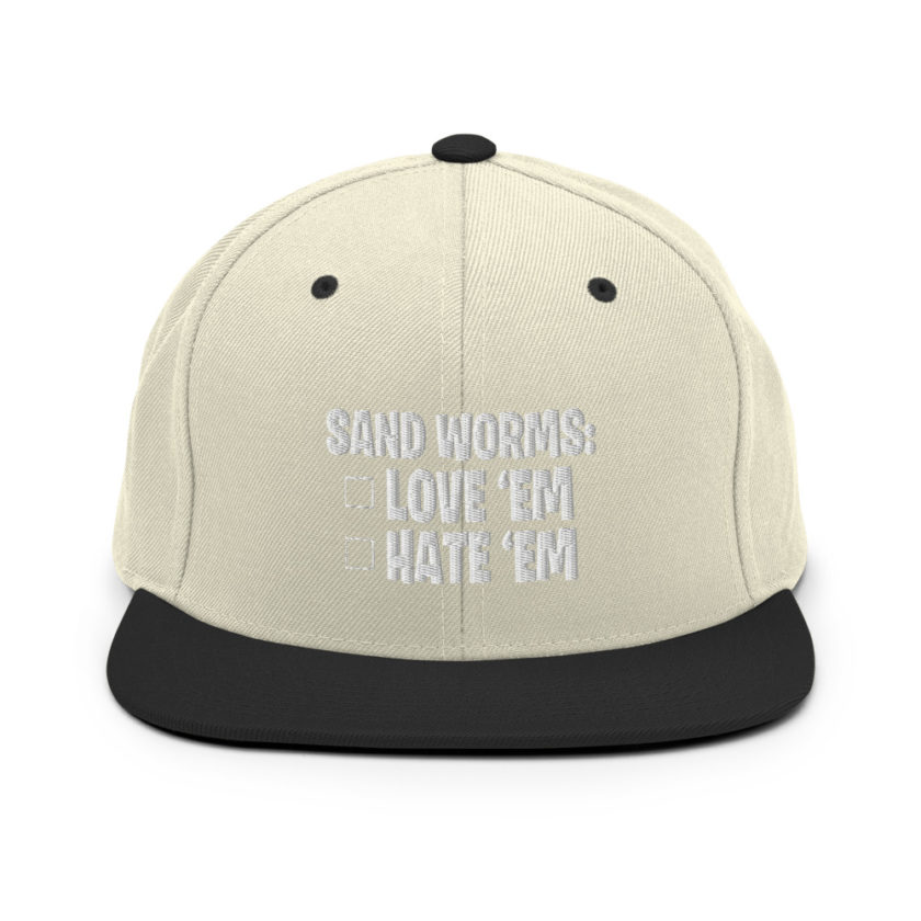 Sand Worms: Love Em Hate em Snapback Hat - Image 20