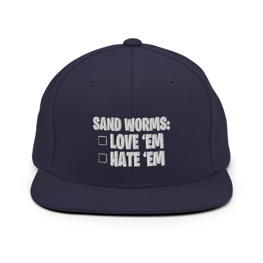 Sand Worms: Love Em Hate em Snapback Hat - Image 10