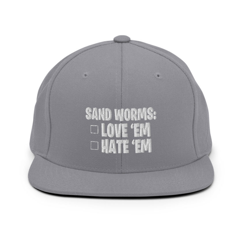 Sand Worms: Love Em Hate em Snapback Hat - Image 15