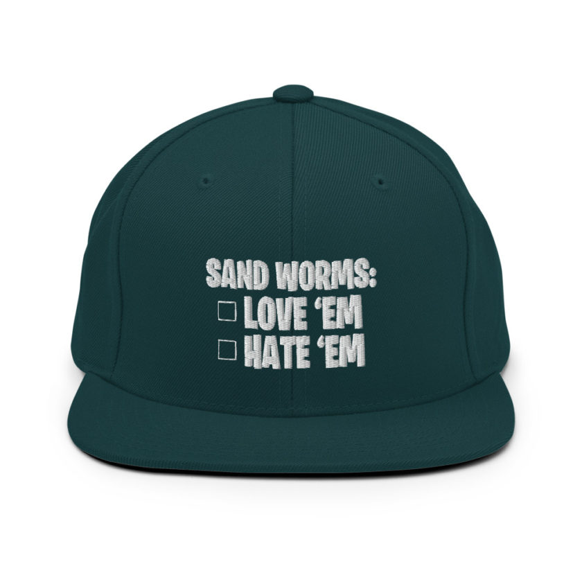Sand Worms: Love Em Hate em Snapback Hat - Image 11
