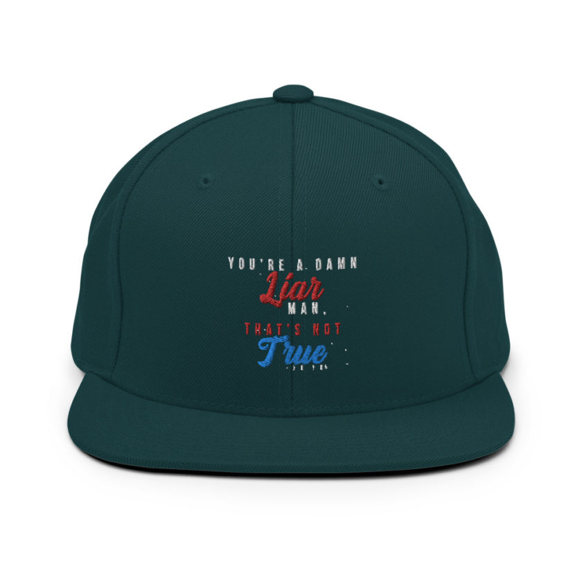 You're a damn liar man, that's not true. Snapback Hat - Image 11