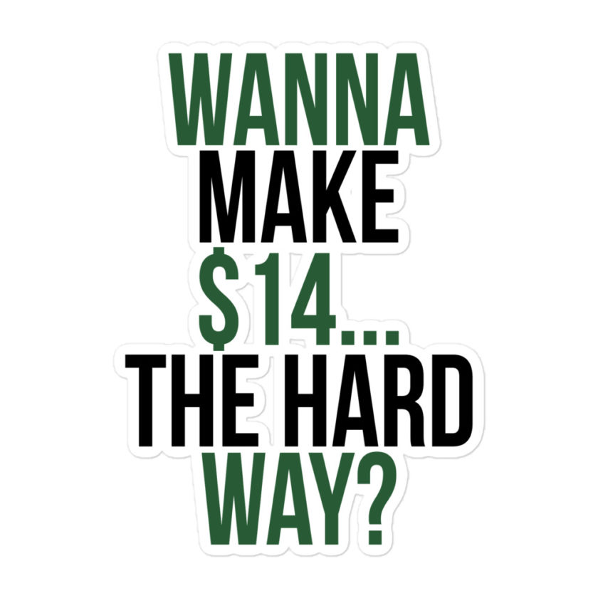 Wanna make $15, the hard way? Bubble-free stickers