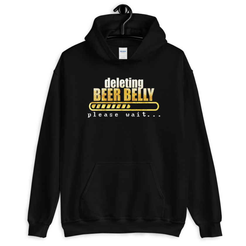 Deleting beer belly, please wait... Unisex Hoodie - Image 2