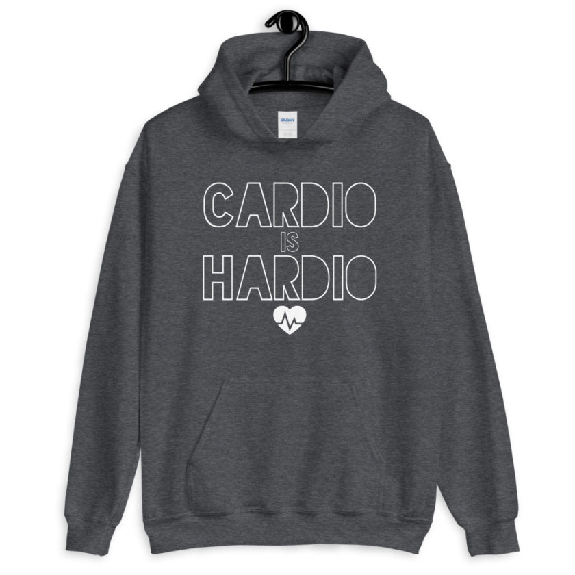 Cardio is Hardio  Unisex Hoodie - Image 5