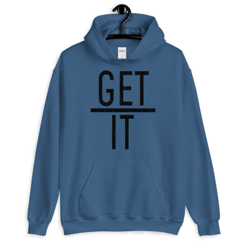 Get over it Unisex Hoodie - Image 3