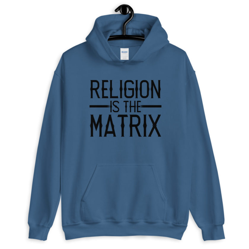 Religion is The Matrix  Unisex Hoodie - Image 3