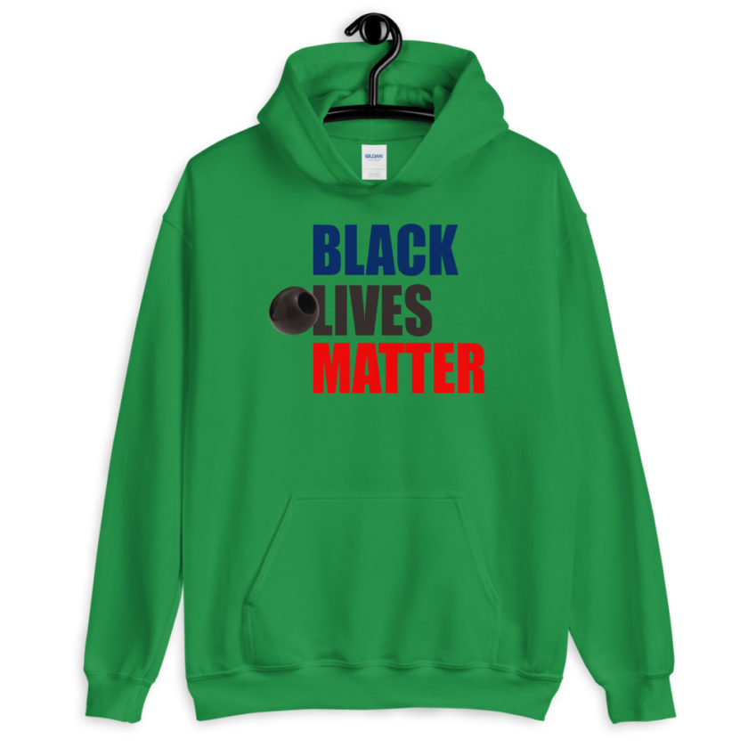 Black Olives Matter. Unisex Hoodie - Image 4