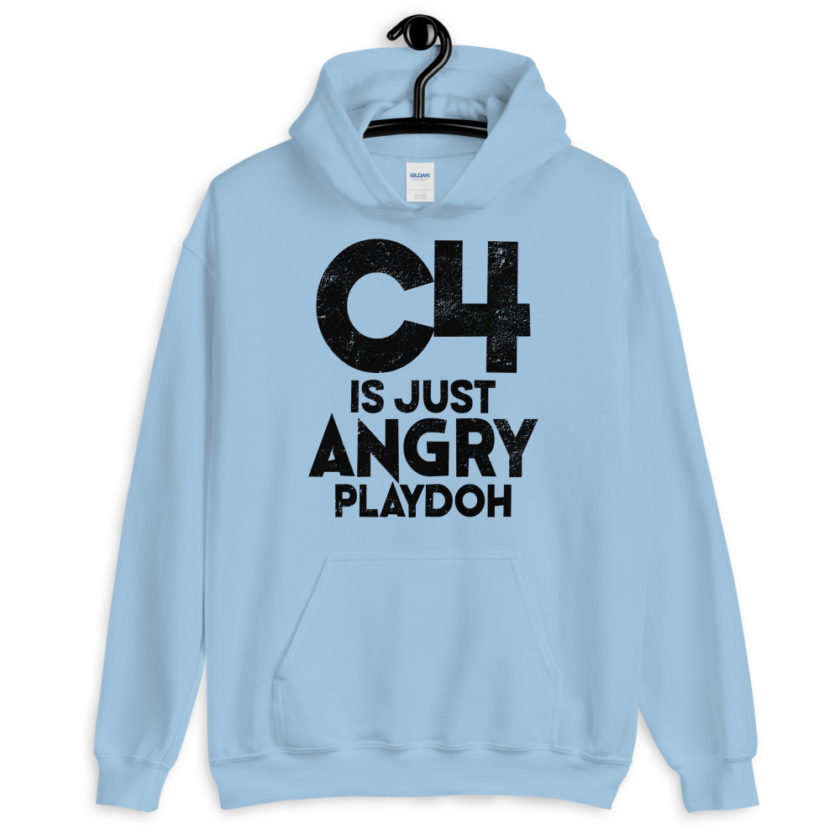 C4 is just angry playdoh  Unisex Hoodie - Image 6