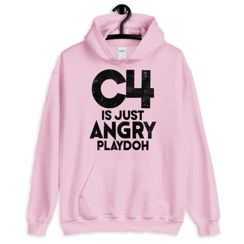 C4 is just angry playdoh  Unisex Hoodie - Image 7